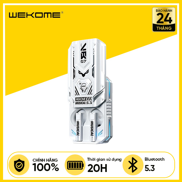 Tai Nghe Bluetooth WEKOME VB07 - Trắng