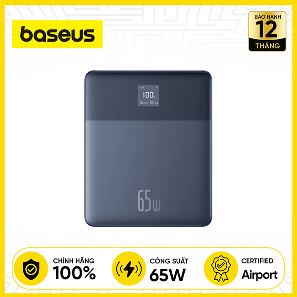 Pin Sạc Dự Phòng Baseus Blade2 65W 12000mAh - Xanh