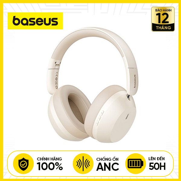 Tai Nghe Bluetooth Chụp Tai Baseus Bass 35 Max - Đen