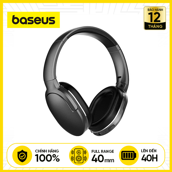 Tai nghe Baseus Encok Wireless Headphone D02 Pro - Đen