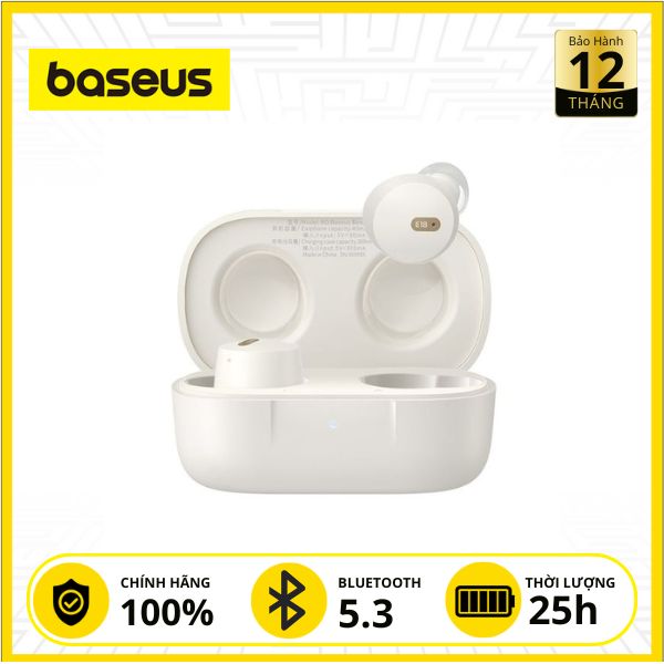 Tai Nghe Không Dây Baseus Bowie E18 Chính Hãng - Trắng