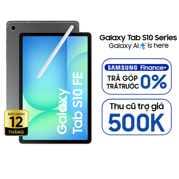 Samsung Galaxy Tab S10 FE Wifi 8GB/128GB Fullbox - Xám