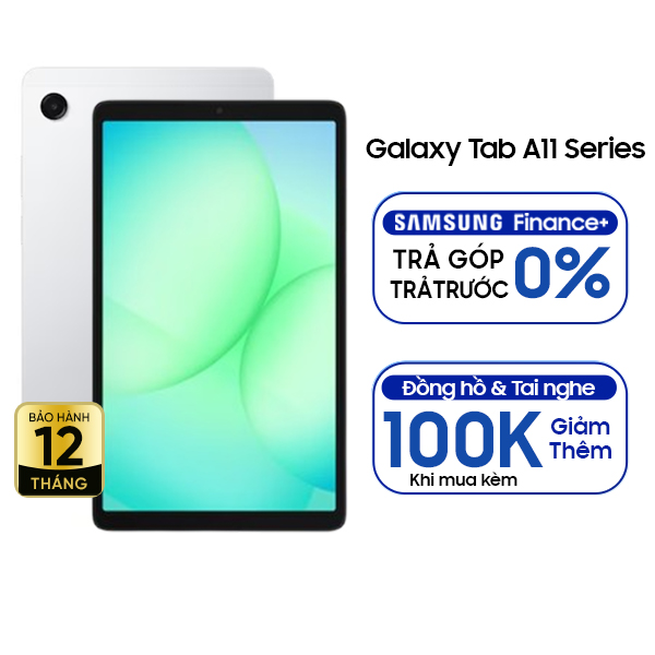 Samsung Galaxy Tab A11 Plus Wifi 8GB/256GB Chính Hãng - Bạc