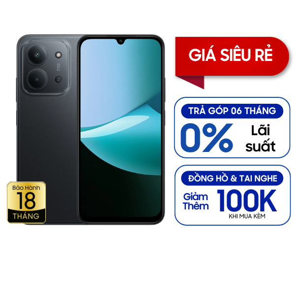 Xiaomi Redmi 15C 4GB/128GB Chính Hãng - Đen