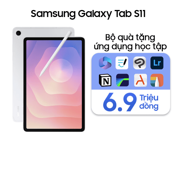 Samsung Galaxy Tab S11 5G 12GB/128GB Chính Hãng - Bạc