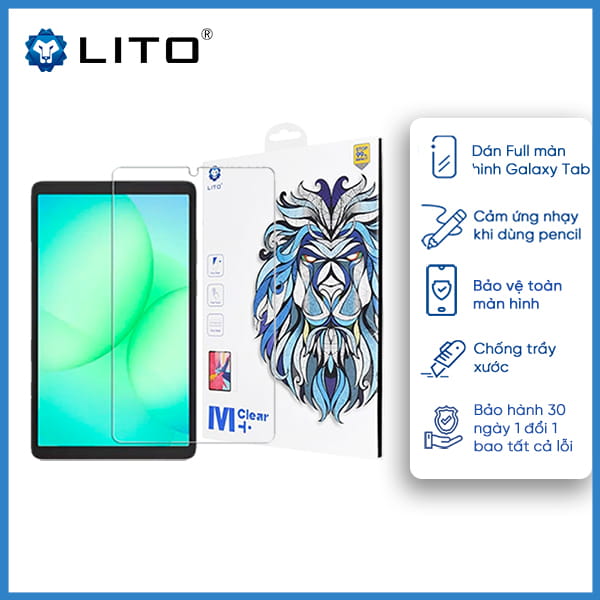 Cường Lực Samsung Galaxy Tab LITO M+0.3mm 2.5D Chính Hãng - Tab A11 8.7 Inch
